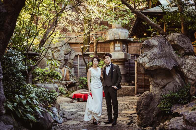 料亭「つきじ治作」洋装1着|日本建築・庭園|平日限定|横浜店での試着プラン