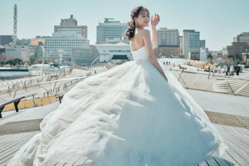 みなとみらいを一望できる「大さん橋」ロケーション撮影プラン【デイフォト】