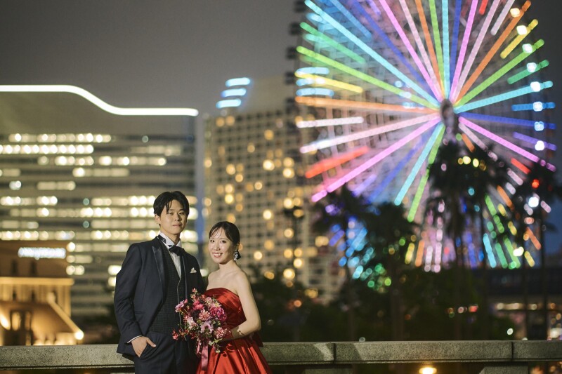 「大さん橋・馬車道」ロケーション2か所撮影プラン【ナイトフォト】