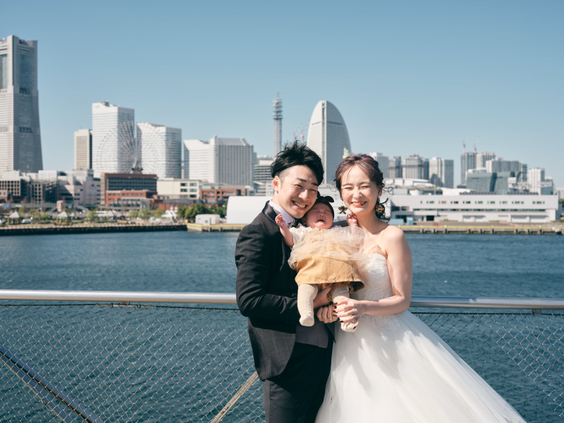 みなとみらいを一望できる「大さん橋」ロケーション撮影プラン【デイフォト】