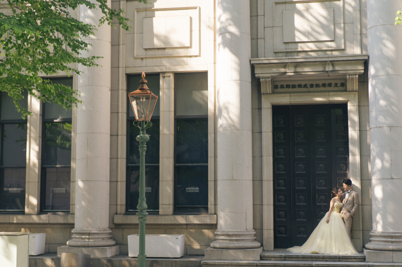 馬車道ロケ&店内の2カ所撮影プラン!洋装1着