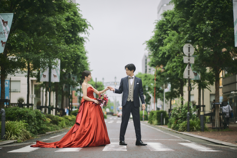 歴史的建造物が立ち並ぶ街並み「馬車道」ロケーション撮影プラン