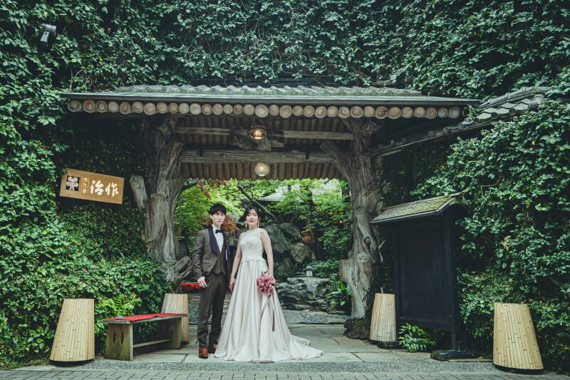 料亭「つきじ治作」洋装1着|日本建築・庭園|平日限定|横浜店での試着プラン