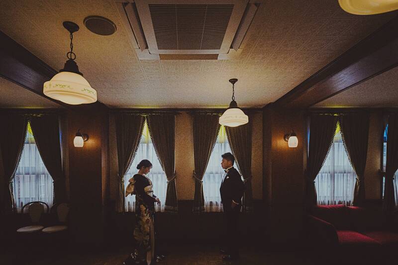 事前試着付!ドレス選び放題!レトロな洋館「馬車道十番館」和装1着プラン《新郎新婦ランチ付》