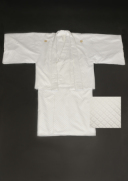 【紋服】白×シルバー糸