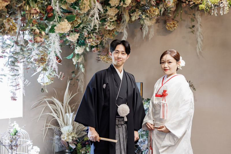 和装で迎える晴れの日
