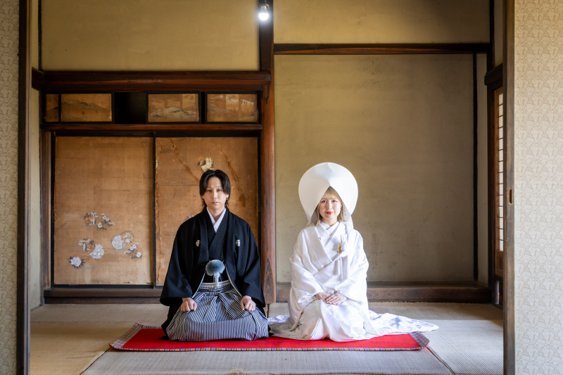 常陸風土記の丘で和装ロケ!定番の正座ショット