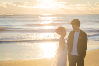 【洋装】日の出ロケーション撮影