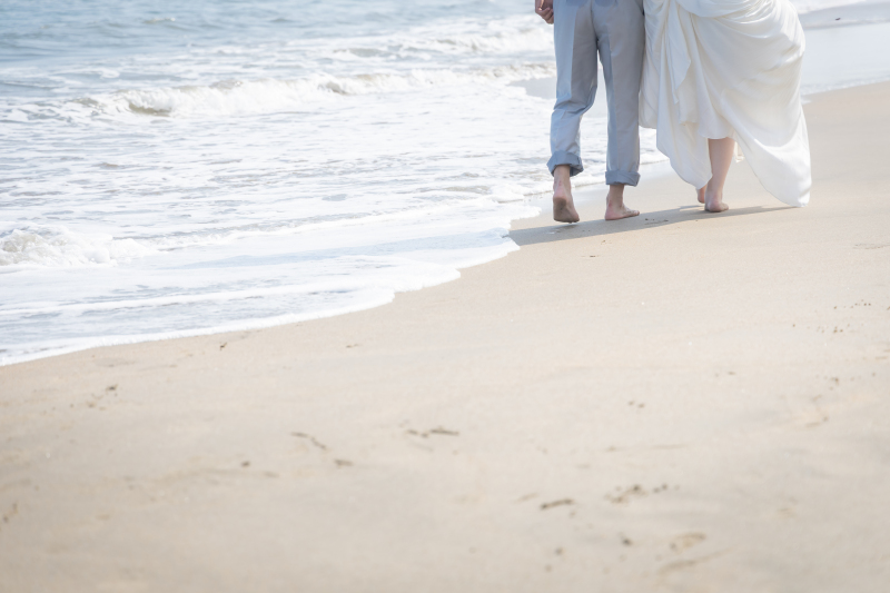 さりげない後ろ姿で締めくくり