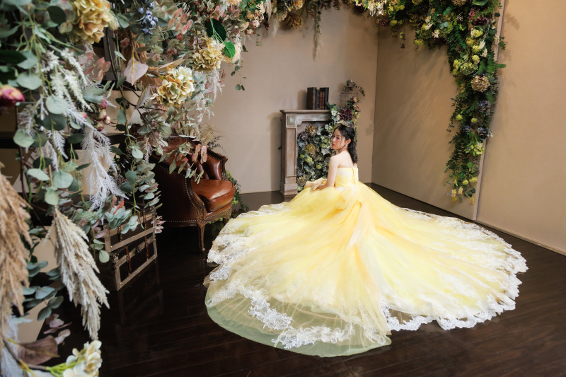 優雅に広がるラストショット