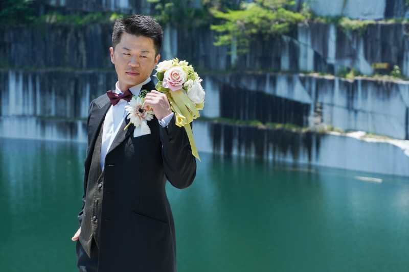 新郎ソロショット