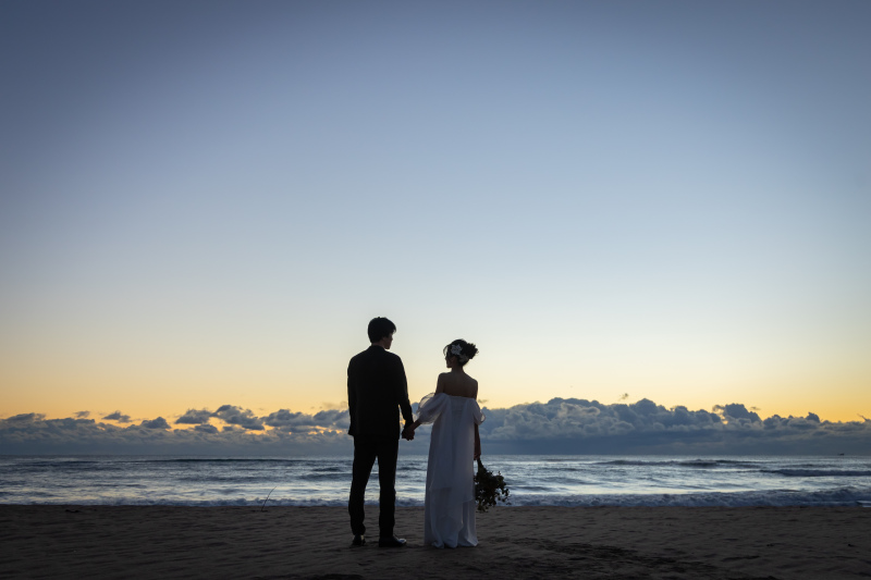 空が染まる、朝のはじまり