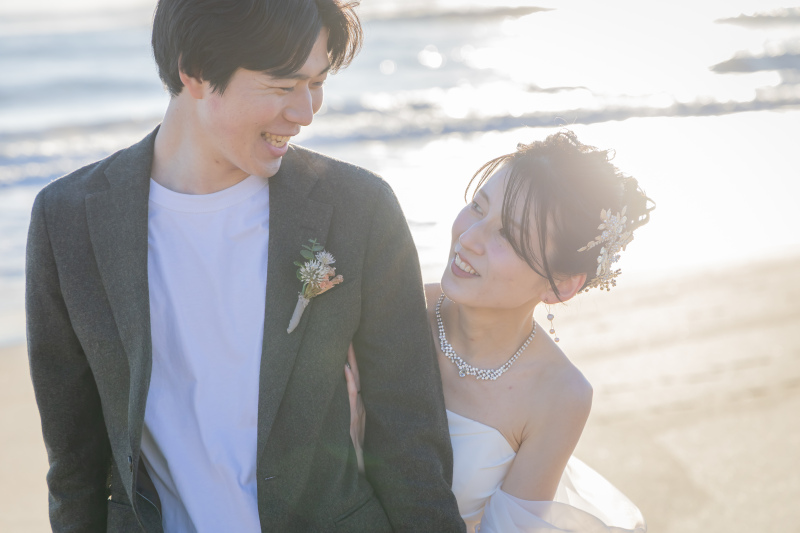 海辺のにこにこタイム