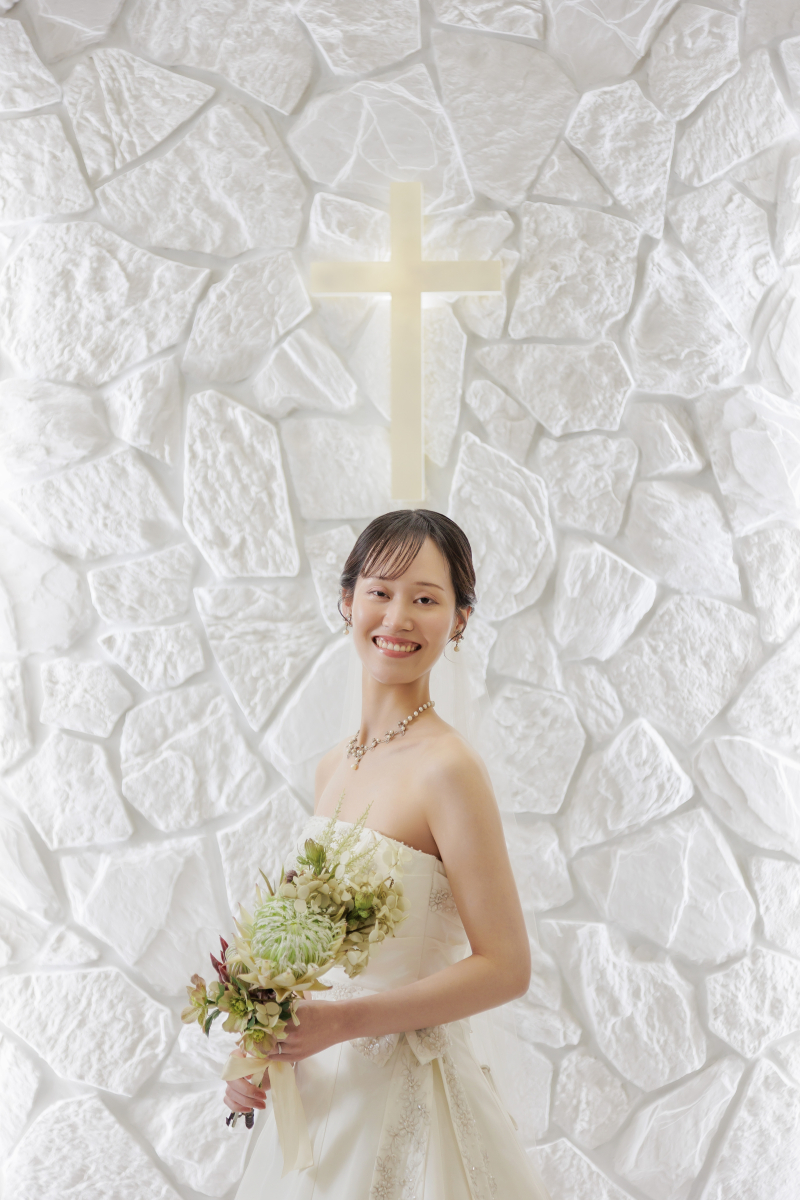 純白に映える美しさ