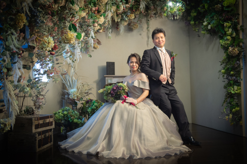 雰囲気をガラリと変えて・・・スタジオ撮影スタート