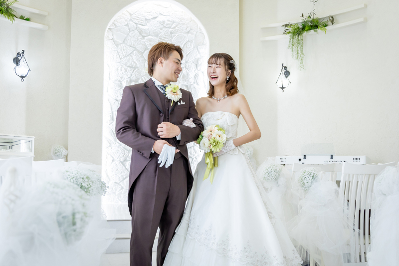 おふたりの笑顔が輝く♡