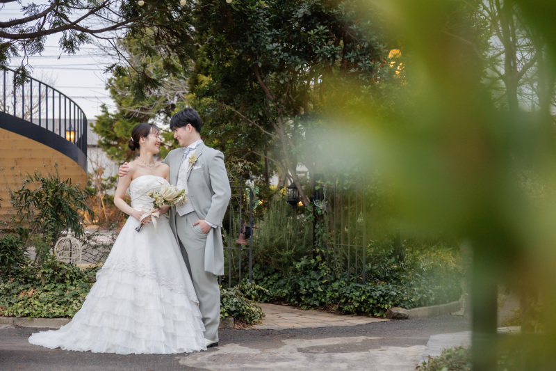 緑に包まれるふたりの時間