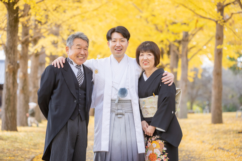 息子としての特別な一枚