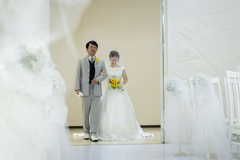 挙式風のショット
