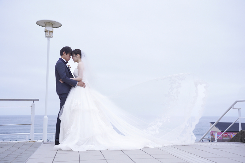 海辺でふわり、しあわせ