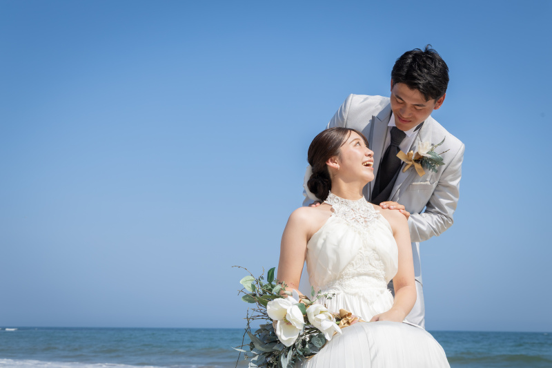 目が合うだけで楽しそうなお二人♡