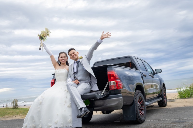 愛車と一緒に元気いっぱい