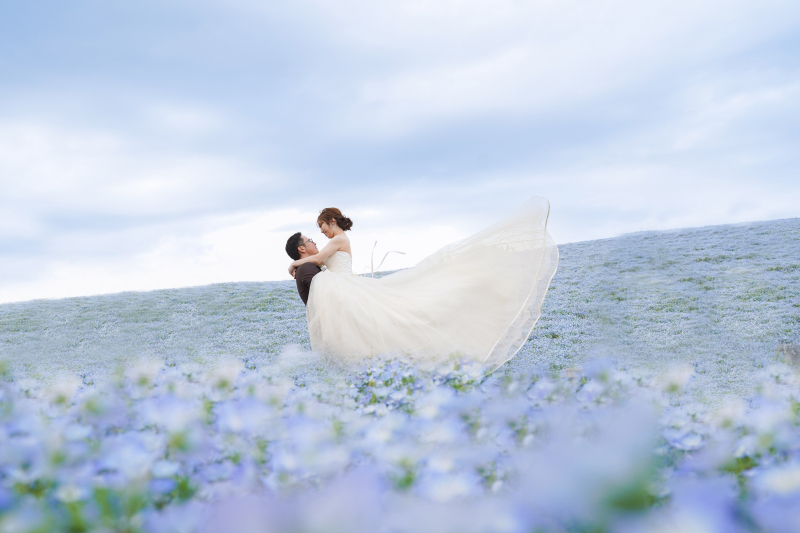 洋装ロケーション撮影