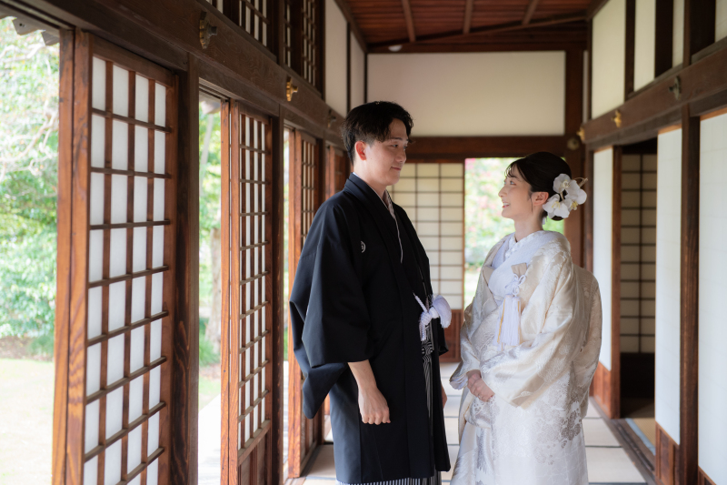 弘道館から撮影スタート！