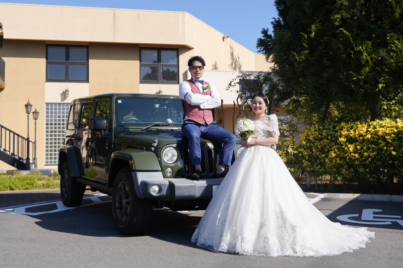 アンシャンテ敷地内にて撮影①