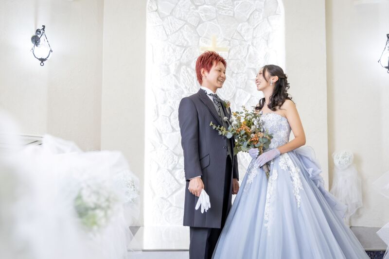 真っ白チャペルでの撮影