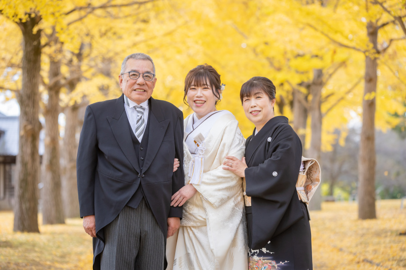 娘として迎える晴れの日