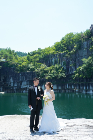 洋装ロケーション撮影