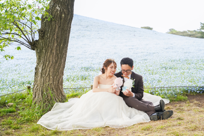 お座りショット