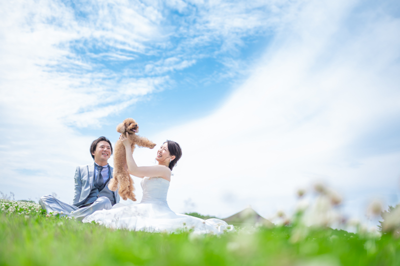 ロケーションでもペット撮影可能!!!