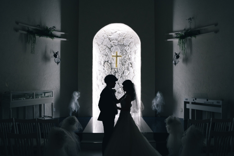 変幻自在のチャペル クールな撮影も可能