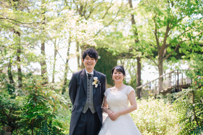 アンシャンテ水戸_ガーデンで撮影できる