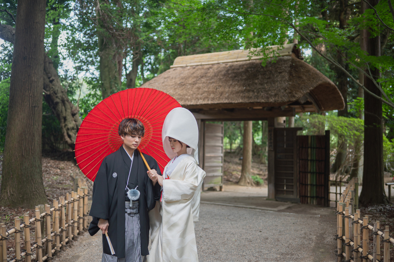 【2月限定の特別先行優待プラン】挙式に間に合う！梅香る春の訪れ、偕楽園ロケーション前撮り☆