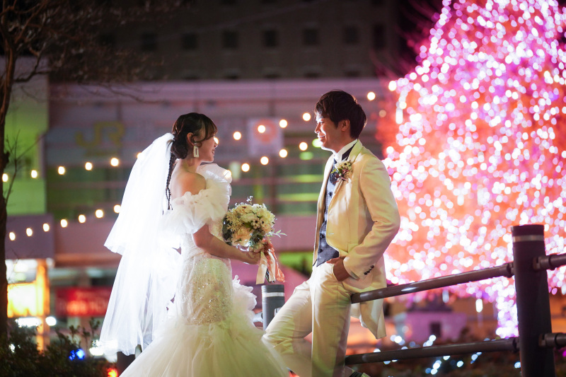 【冬のひたちなかで星降る夜の誓い☆】北関東ロマンス・エクスプレス☆ 夜景×チャペルWロケ!