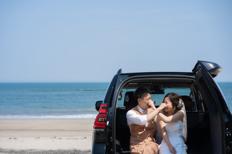 【フォトレイト限定@ひたちなか店】絶景ロケフォトウェディング&お祝い会食プラン♡ウェディングフォトと結婚式のいいとこどり!