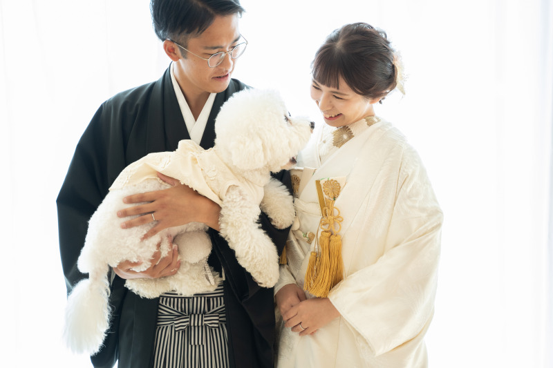 【ペットと一緒に記念日を】ペットフレンドリーフォトプラン