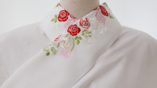 【半襟】薔薇