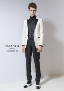 【HARTNELL LONDON】ホワイト×ブラック