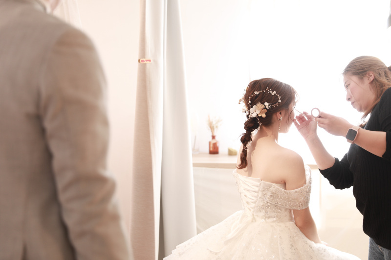 新婦のメイクタイム