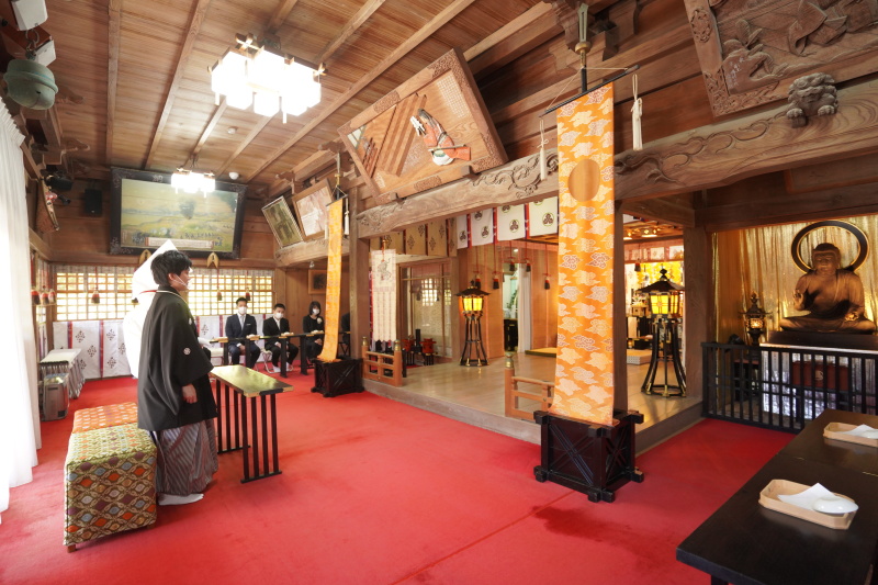 神社での神前式も叶います