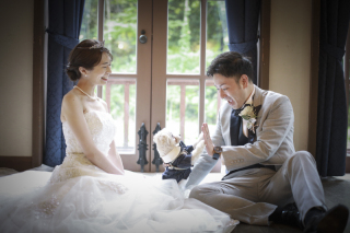 愛犬、愛猫などペットとの撮影もOK