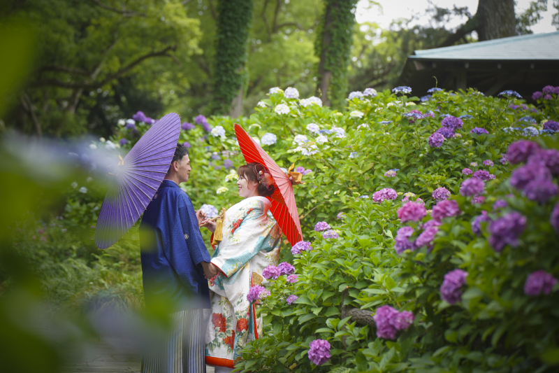 【5・6月限定】Flower Weddingキャンペーン♪選べる洋装or和装★衣装１着ロケ2カ所プラン！全修正データ・送迎車付き