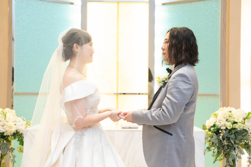 想いを交わす、誓いの瞬間