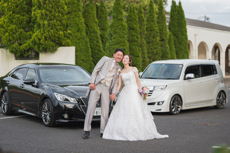 大好きな車と一緒に♡