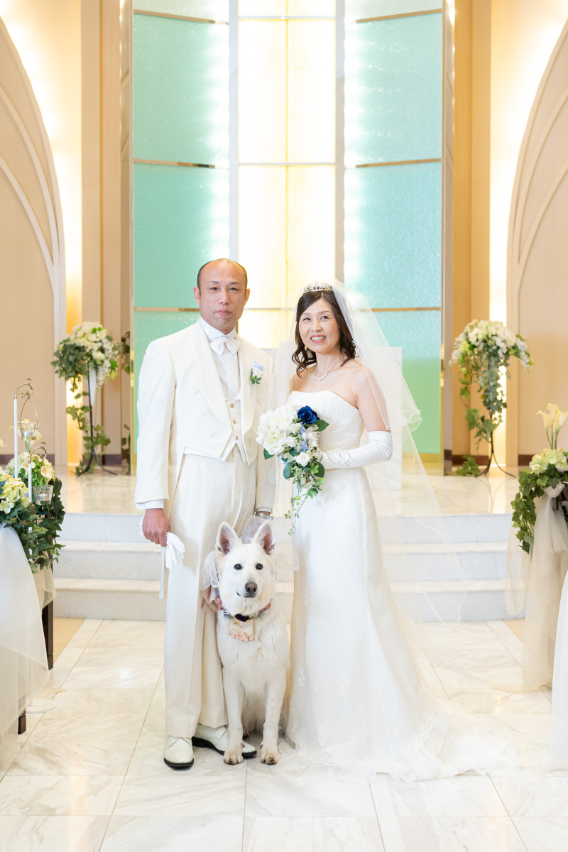 愛犬と一緒に叶えるナチュラルウェディング