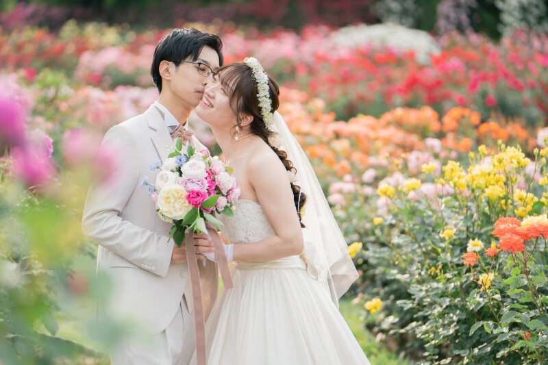 甘いキスと花の香り